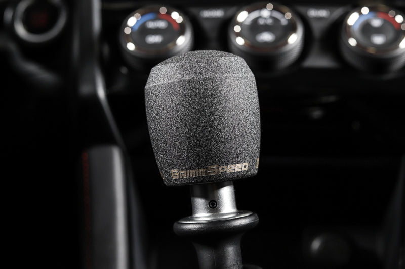 GrimmSpeed Stubby Shift Knob Stainless Steel Black - M12x1.25-thumbmail-8