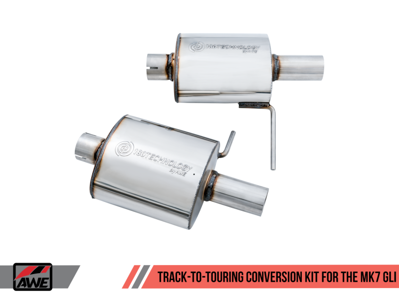 AWE Tuning 18-21 Volkswagen Jetta GLI Mk7 Touring Edition Exhaust Conversion Kit-thumbmail-2