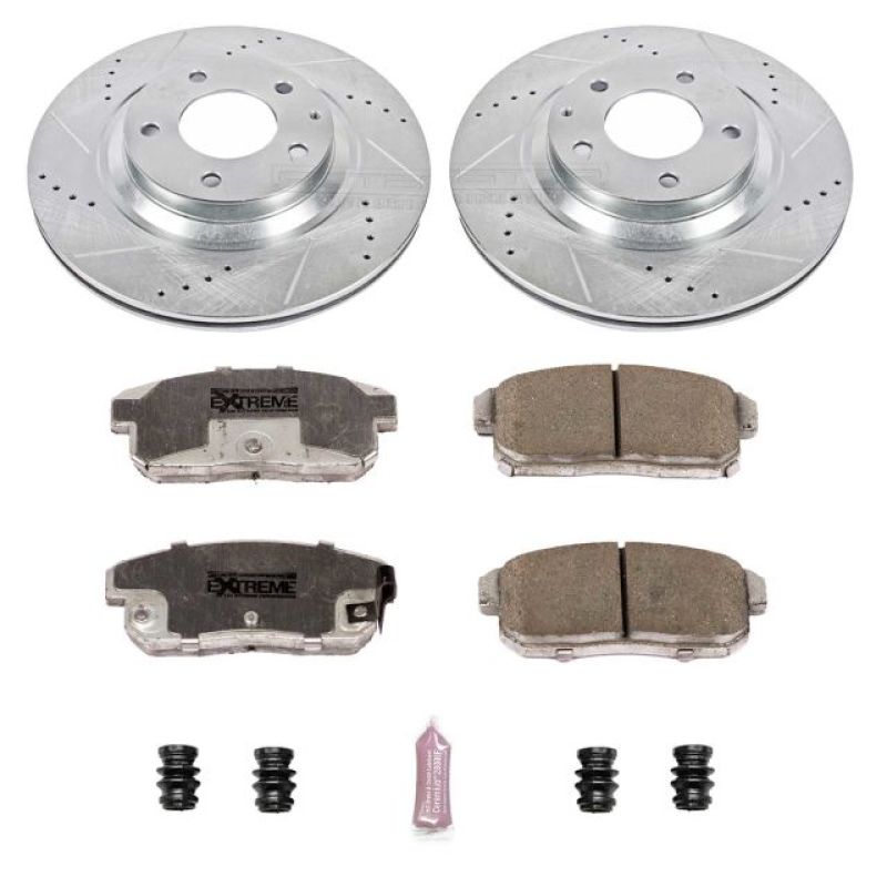 Power Stop 04-11 Mazda RX-8 Rear Z26 Street Warrior Brake Kit-thumbmail-1