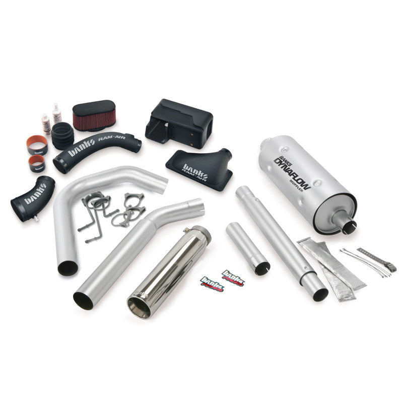 Banks Power 16-17 Ford 6.8L MH-A Stinger Bundle - SS Single Exhaust Left Exit w/ Chrome Tip-thumbmail-4