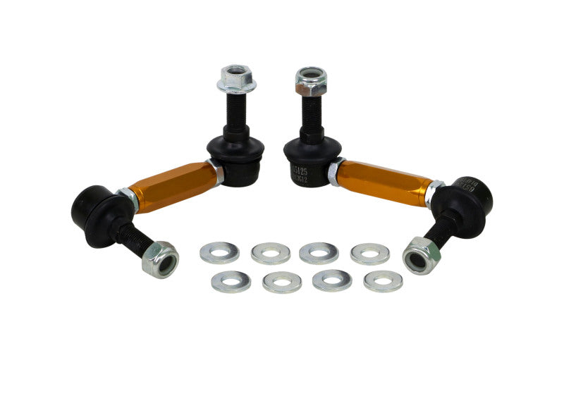 Whiteline Universal Sway Bar Link Assembly Heavy Duty Adjustable Steel Ball 115mm Size-thumbmail-3