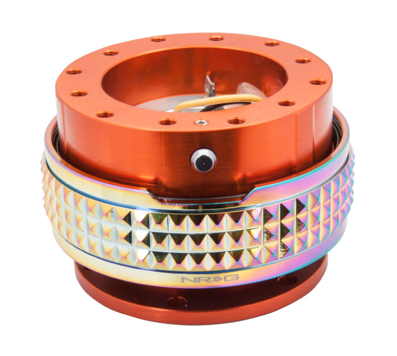 NRG Quick Release Kit - Pyramid Edition - Orange Body / Neochrome Pyramid Ring-thumbmail-2