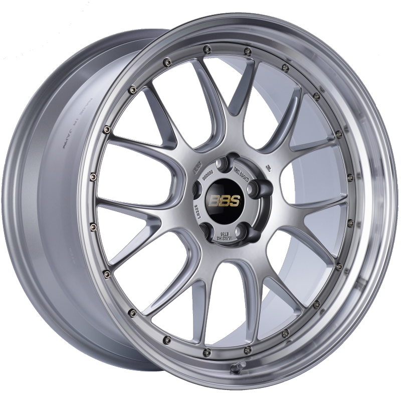 BBS LM-R 21x10 5x120 ET35 Diamond Silver Center Diamond Cut Lip Wheel -82mm PFS/Clip Required-thumbmail-2