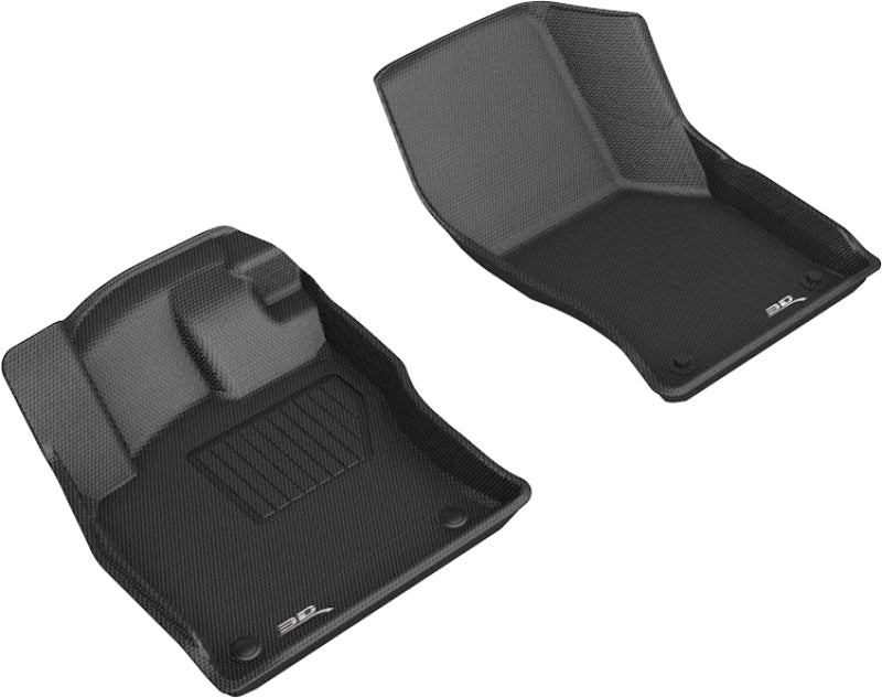 3D MAXpider 2019-2019 Volkswagen Jetta Kagu 1st Row Floormat - Black-thumbmail-1