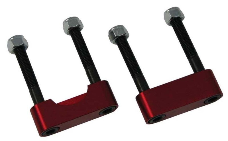 Moroso 65-82 GM 12 Bolt (w/Straps) U-Joint Girdle - Red Anodized - Set-thumbmail-1