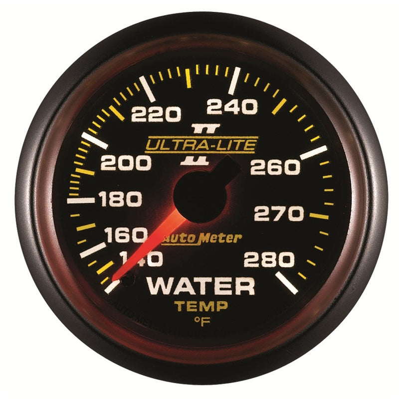 Autometer Ultra-Lite II 52mm 140-280 Deg F Mechanical Water Temp Gauge-thumbmail-4