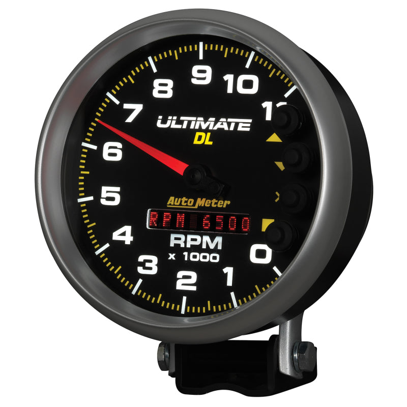 Autometer 5 inch Ultimate DL Playback Tachometer 11000 RPM - Black-thumbmail-6