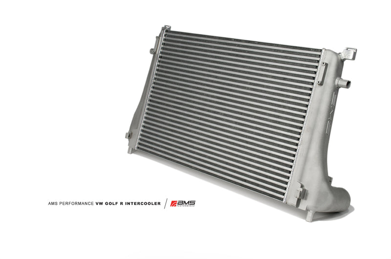 AMS Performance 2015+ VW Golf R MK7 Front Mount Intercooler Upgrade w/Cast End Tanks-thumbmail-2