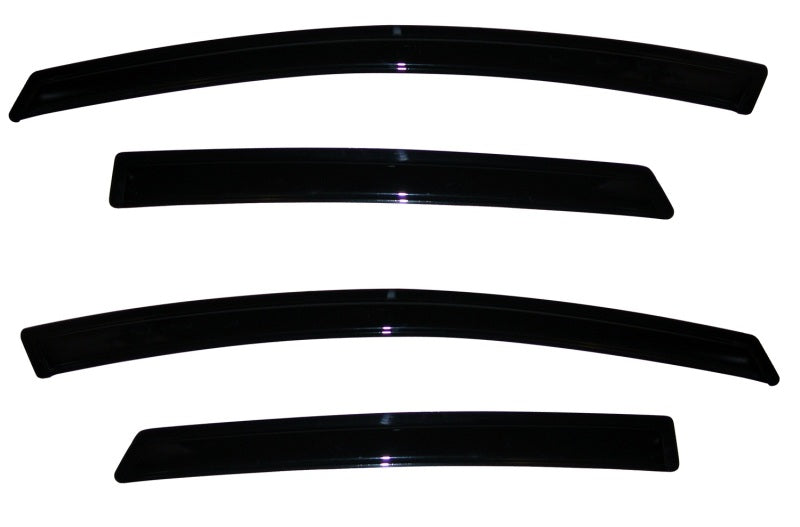 AVS 09-18 Ford Fiesta (Sedan & Hatch) Ventvisor Outside Mount Window Deflectors 4pc - Smoke-thumbmail-13