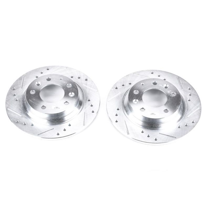 Power Stop 06-12 Ford Fusion Rear Evolution Drilled & Slotted Rotors - Pair-thumbmail-2