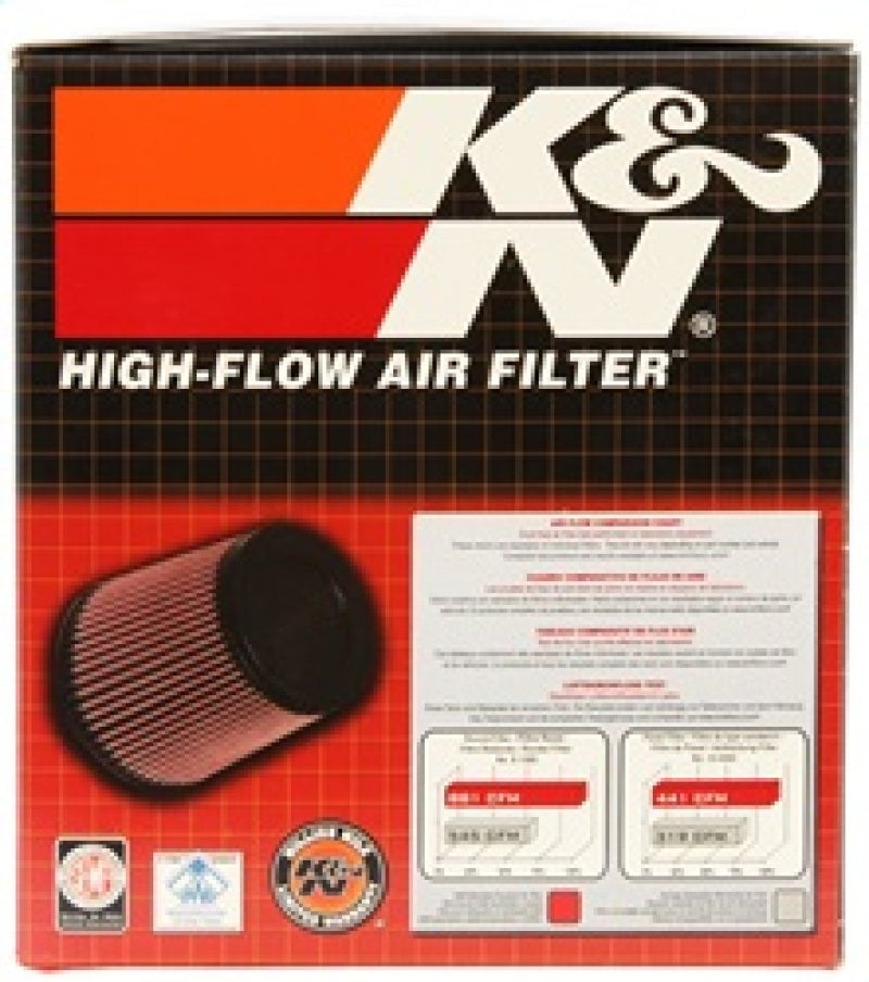 K&N Filter Universal Rubber Filter Round Tapered 4.5in  Flange 5.875in Base 4.5 inch Top 6in  Height-thumbmail-16