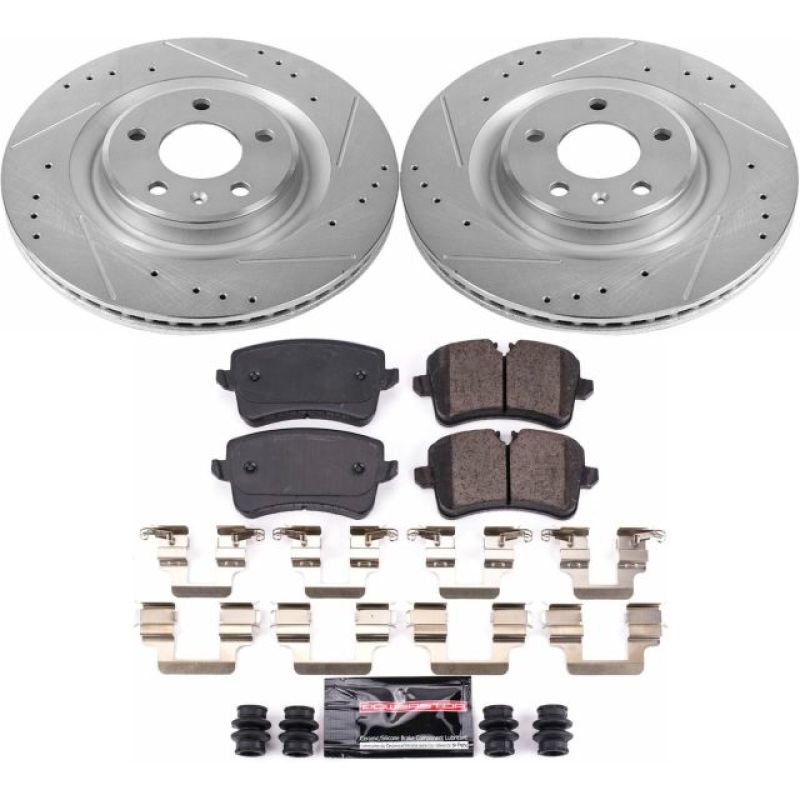Power Stop 14-18 Audi A6 Rear Z23 Evolution Sport Brake Kit-thumbmail-1