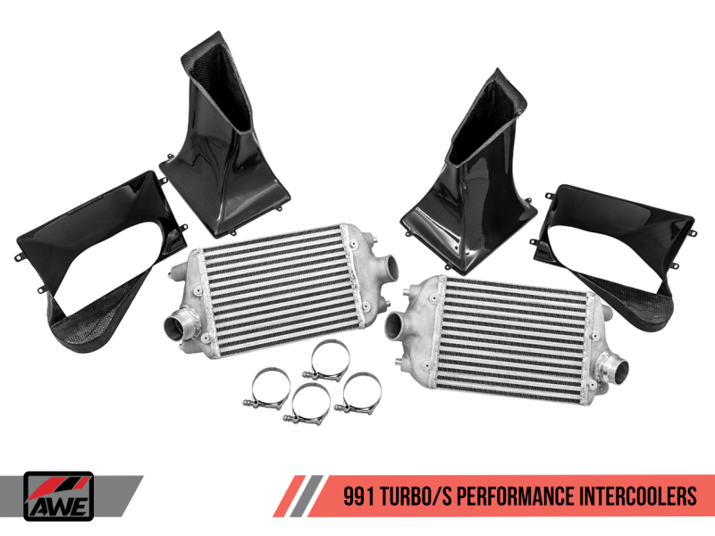 AWE Tuning Porsche 991 (991.2) Turbo/Turbo S Performance Intercooler Kit-thumbmail-5