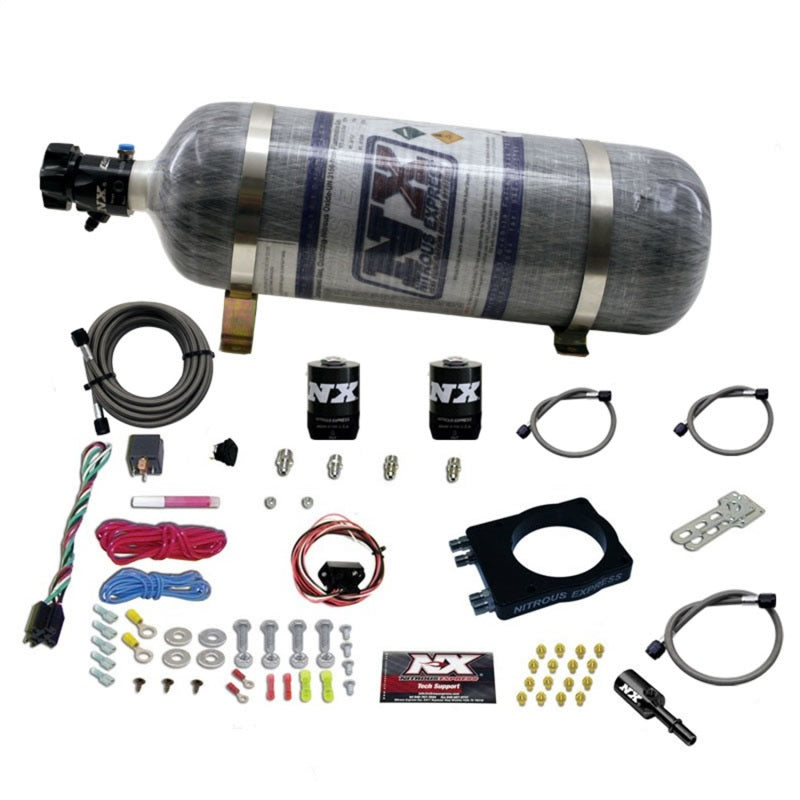 Nitrous Express Dodge Hemi Nitrous Plate Kit (50-400HP) w/12lb Composite Bottle-thumbmail-2