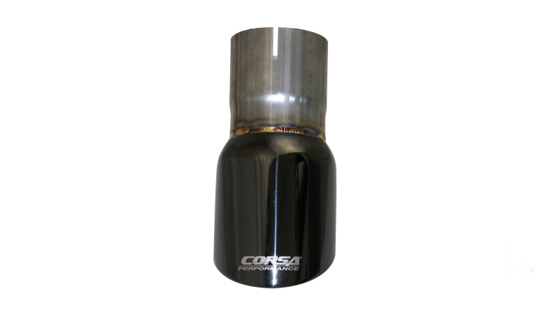 Corsa Single Universal 2.75in Inlet / 3.5in Outlet Black PVD Pro-Series Tip Kit-thumbmail-6