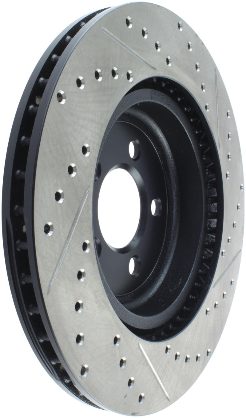 StopTech 05-09 Chrysler 300 (5.7L V8 exc SRT-8) Front Right Slotted & Drilled Rotor-thumbmail-7