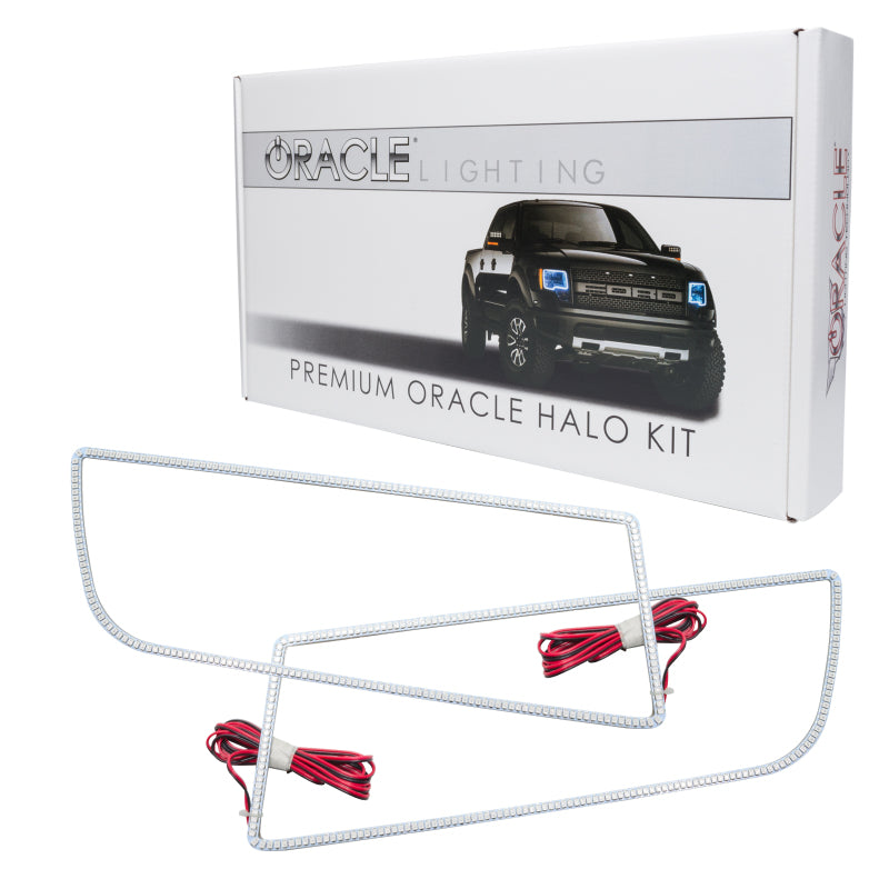 Oracle Chevrolet Camaro Non-RS 14-15 LED Halo Kit Square Style - White-thumbmail-5