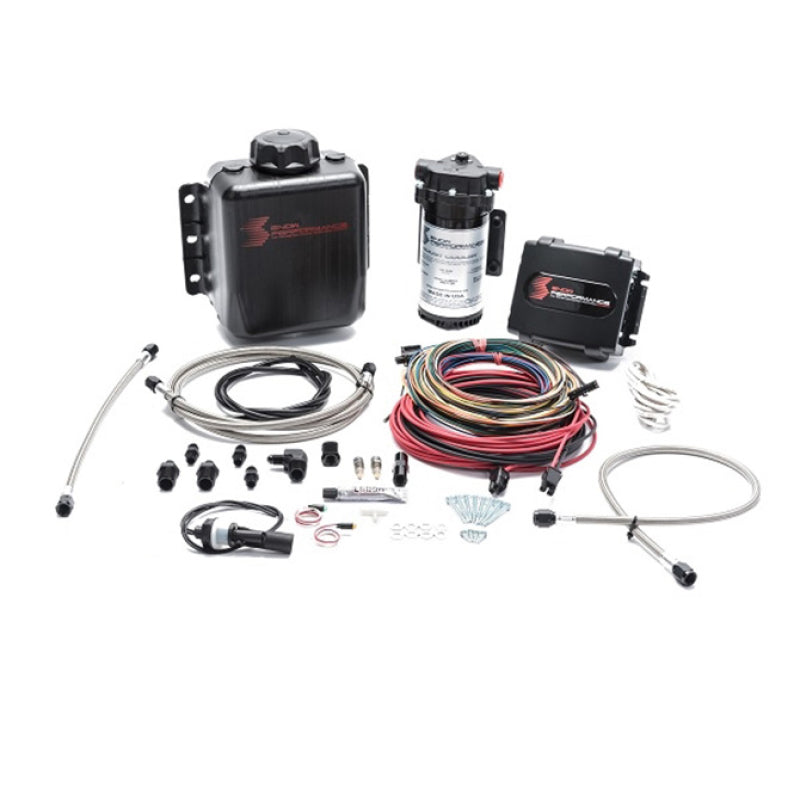 Snow Performance Stg 4 Boost Cooler Platinum Water Injection Kit (w/SS Braid Line and 4AN Fitting)
