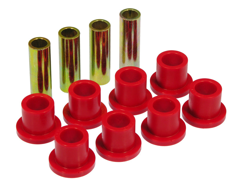 Prothane 73-79 Ford F250 Crew Cab / F350 Rear Spring & Shackle Bushings - Red-thumbmail-1