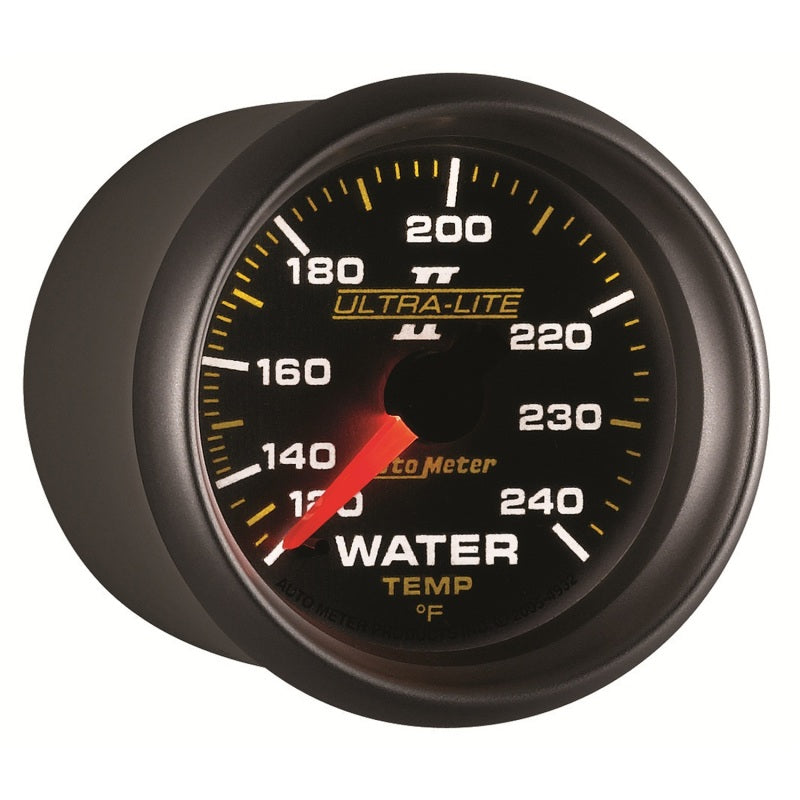 Autometer Ultra-Lite II 52mm 120-240 Deg F Mechanical Water Temp Gauge-thumbmail-5