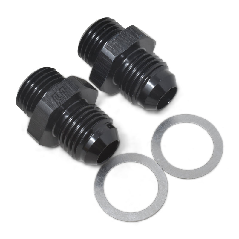 Russell Performance -6 AN Carb Adapter Fittings (2 pcs.) (Black)-thumbmail-8