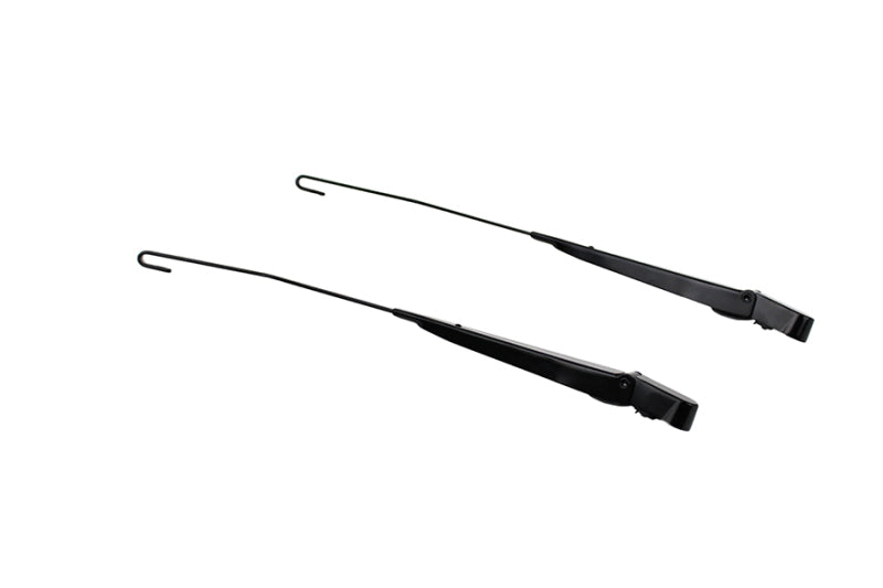 Kentrol 97-06 Jeep Wrangler TJ Windshield Wiper Arms Pair - Powdercoat Black-thumbmail-1