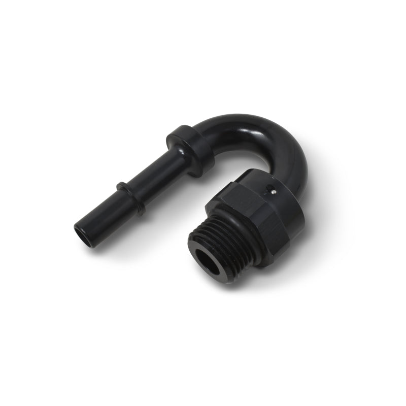 Russell Performance Adapter Fitting 3/8in SAE Quick Disc Male to #6 SAE Port Male Swivel 180Deg Blk-thumbmail-9