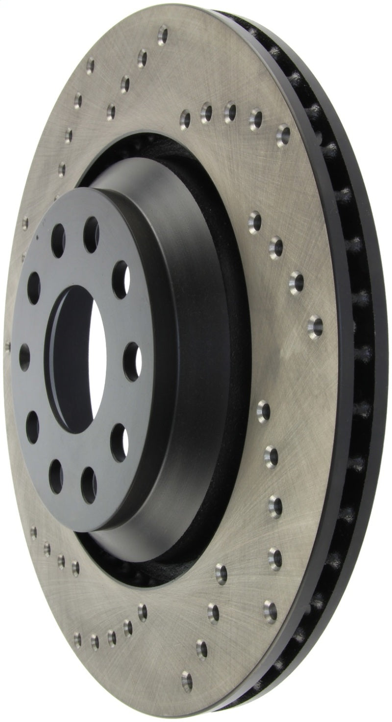 StopTech 09-13 VW CC 3.6L VR6 / 08-09 & 12 Golf R/Golf R32 Drilled Right Rear Rotor-thumbmail-6
