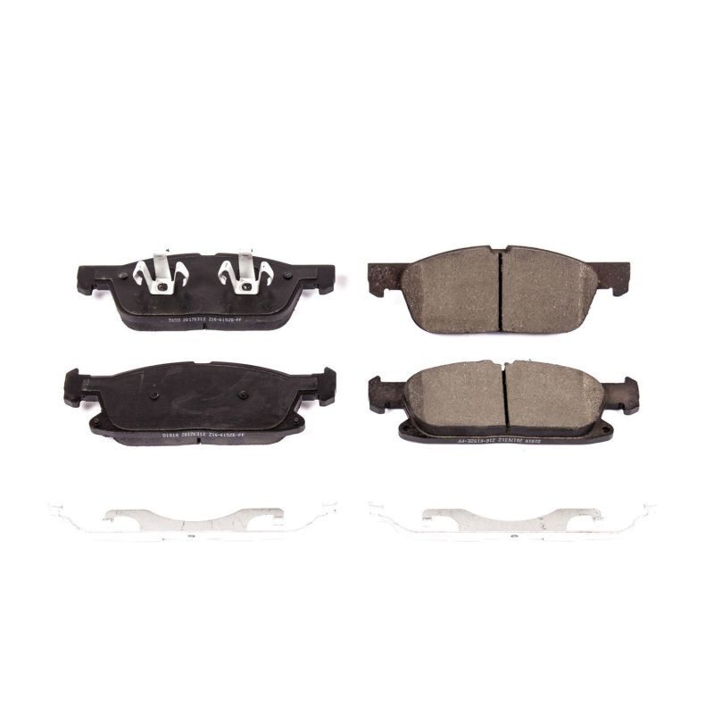 Power Stop 15-19 Ford Edge Front Z17 Evolution Ceramic Brake Pads w/Hardware-thumbmail-1