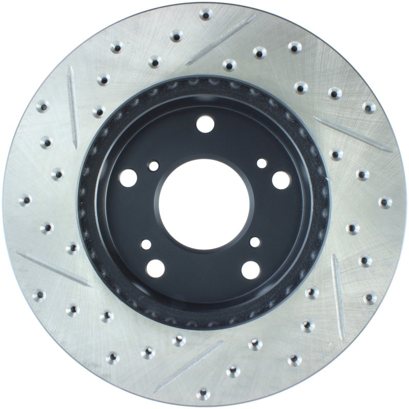 StopTech 02-06 Acura RSX Slotted & Drilled Left Front Rotor-thumbmail-7