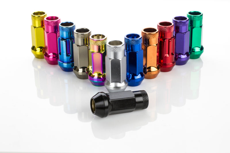 Wheel Mate Muteki SR48 Open End Lug Nuts - Green 12x1.25 48mm-thumbmail-1