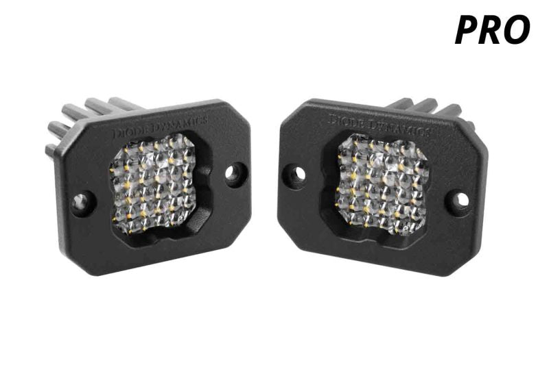 Diode Dynamics Stage Series C1 LED Pod Pro - White Flood Flush RBL (Pair)-thumbmail-6