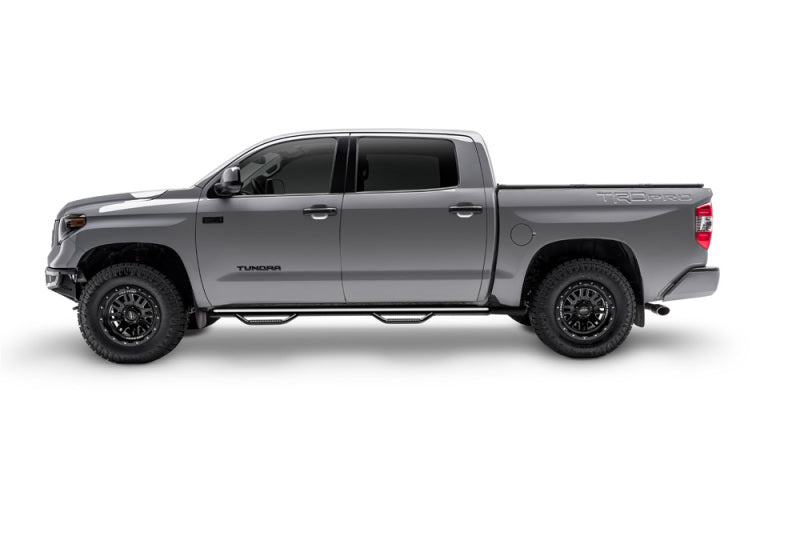 N-Fab Nerf Step 15-17 GMC - Chevy Canyon/Colorado Crew Cab 5ft Bed - Tex. Black - W2W - 3in-thumbmail-9