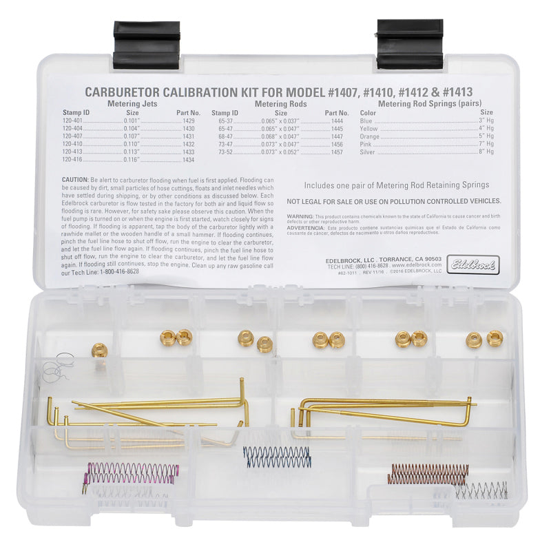 Edelbrock Jet / Rod Kit for 1407/1410/1412/1413-thumbmail-9