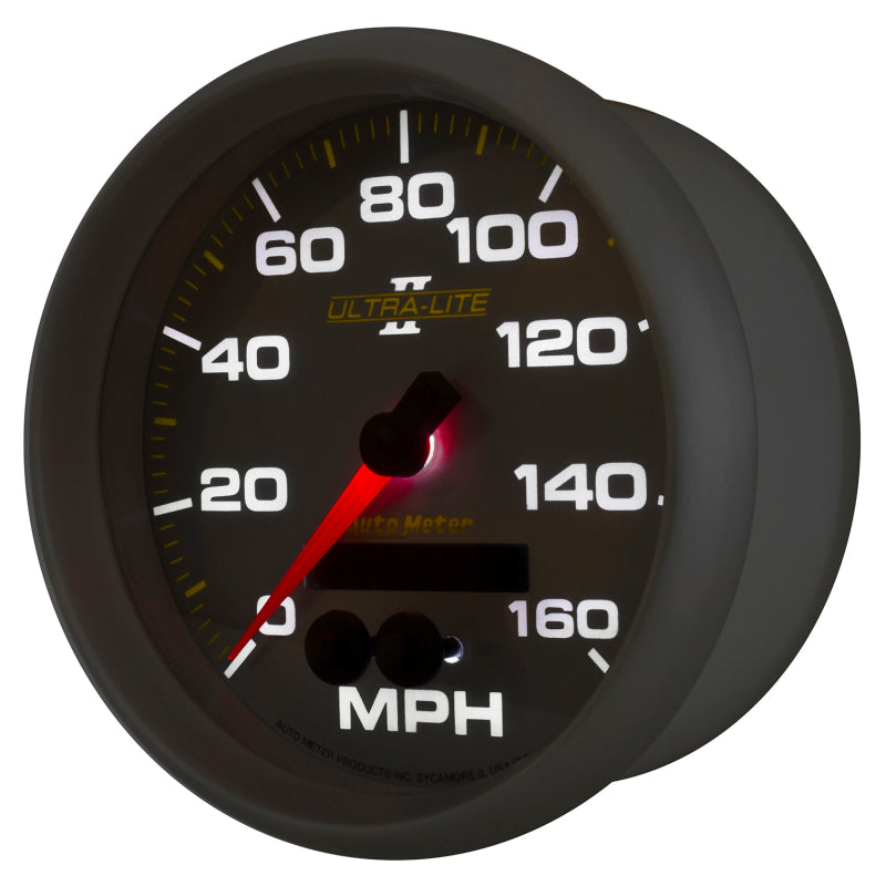 Autometer Ultra-Lite II 5in 0-140MPH In-Dash Electronic GPS Programmable Speedometer-thumbmail-6