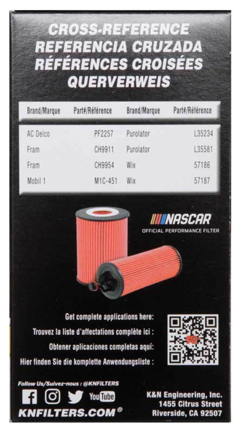 K&N 2018 Audi RS3 2.5L Cartridge Oil Filter-thumbmail-15