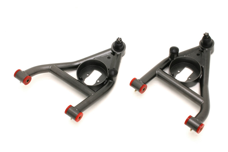 BMR 67-69 1st Gen F-Body Lower A-Arms Non-Adj. Rear Bump Stops (Polyurethane) - Black Hammertone-thumbmail-1
