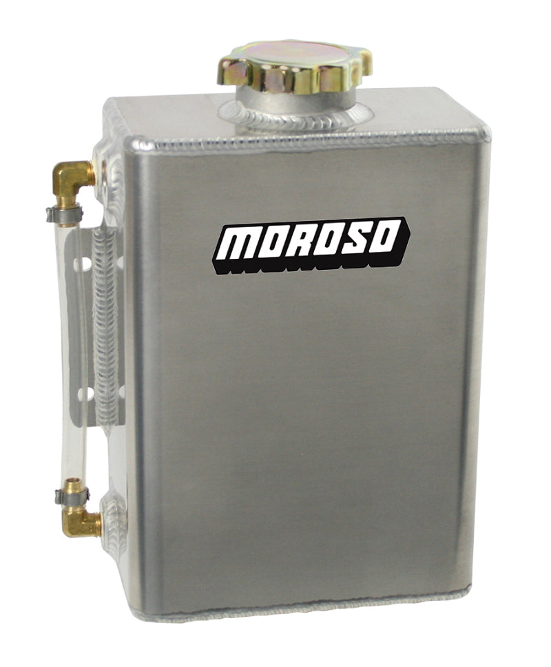 Moroso Universal Coolant Expansion Tank - Integral Mounting Bracket - 4qt-thumbmail-1
