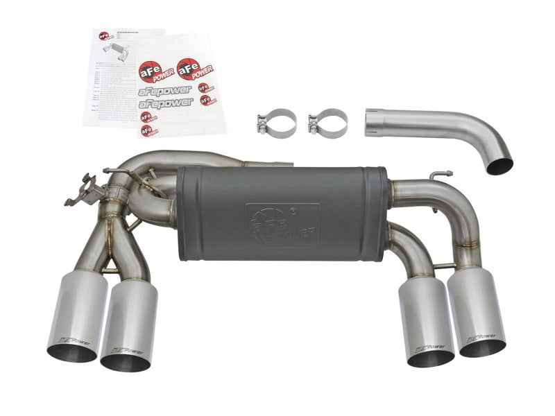 aFe MACHForce XP 3in - 2 1/2in Axle Back 304SS Exhaust w/ Polished Tips 16-17 BMW M2 (f87)-thumbmail-10