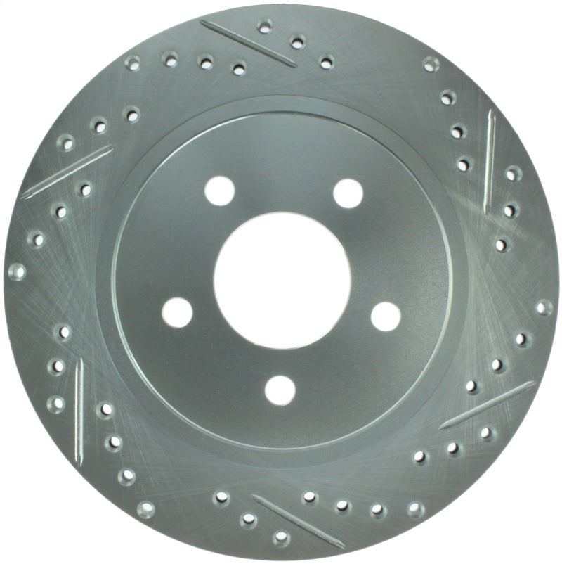 StopTech Select Sport 05-10 Ford Mustang GT Slotted and Drilled Rear Left Rotor-thumbmail-3