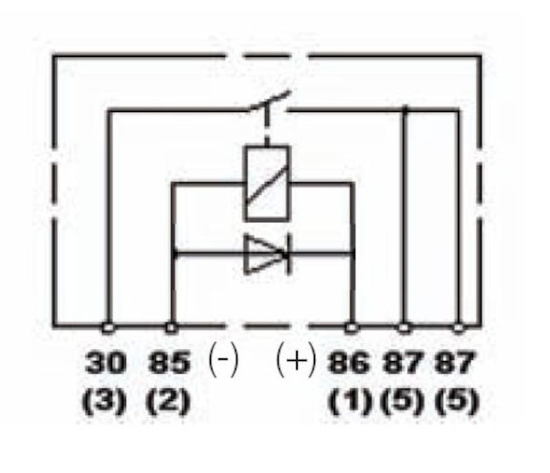 Hella RELAY MINI ISO 5P 12V SPST D87 DIO BKT-thumbmail-4