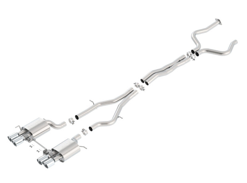 Borla 2016 Cadillac ATS-V 3.6L Twin Turbo Catback Exhaust 4in Tips Dual Split Rear Exit-thumbmail-2