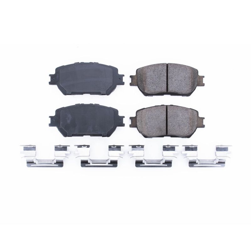 Power Stop 2006 Lexus GS300 Front Z17 Evolution Ceramic Brake Pads w/Hardware-thumbmail-1