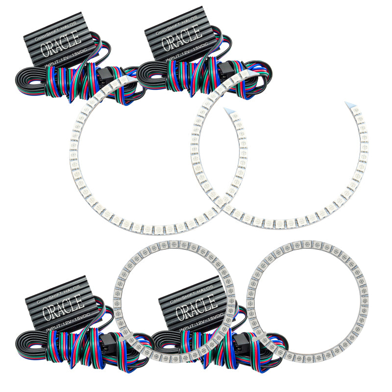 Oracle BMW 3 Series 06-11 LED Halo Kit - Non-Projector - ColorSHIFT w/o Controller-thumbmail-7