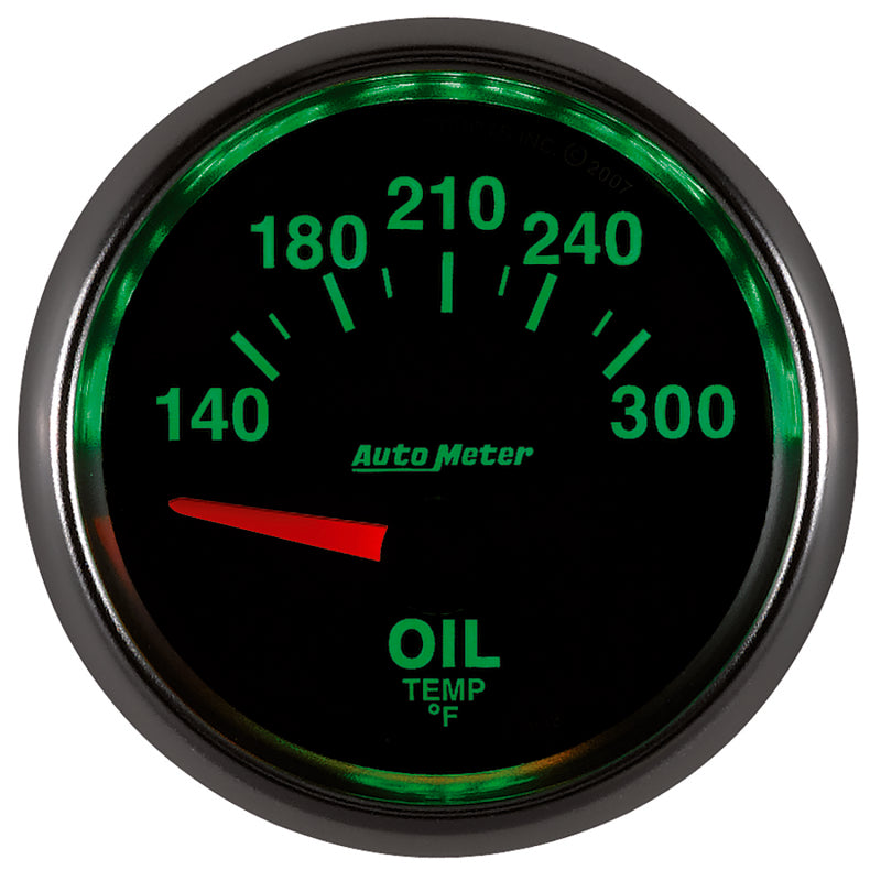 Autometer GS 52mm 140-300 Deg F Short Sweep Electronic Oil Temperature Gauge-thumbmail-6