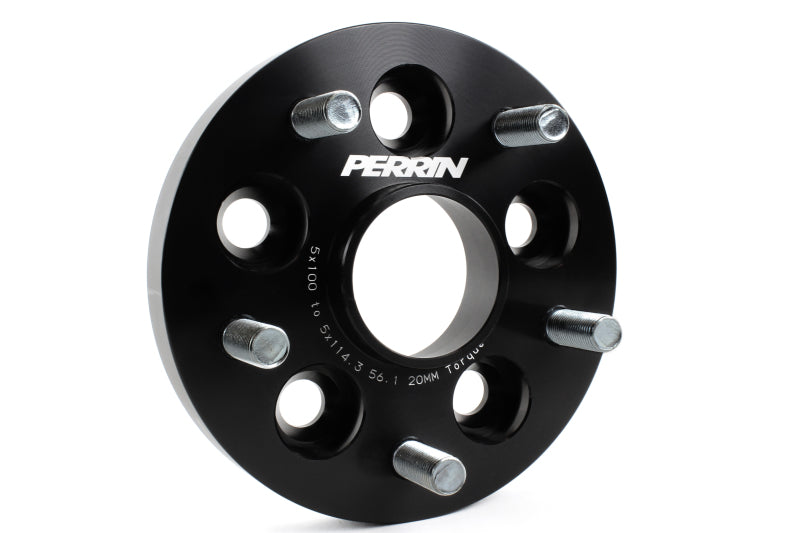 Perrin Wheel Adapter 20mm Bolt-On Type 5x100 to 5x114.3 w/ 56mm Hub (Set of 2)-thumbmail-6
