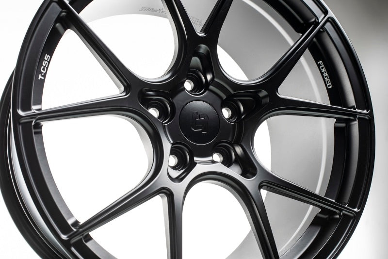 Titan 7 T-CS5 18x9.5 5x114.3 +40 Offset / 73 CB Machine Black Wheel (Hub Ring Req.)-thumbmail-13