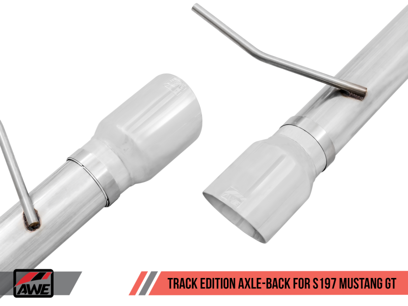 AWE Tuning S197 Mustang GT Axle-back Exhaust - Track Edition (Chrome Silver Tips)-thumbmail-12