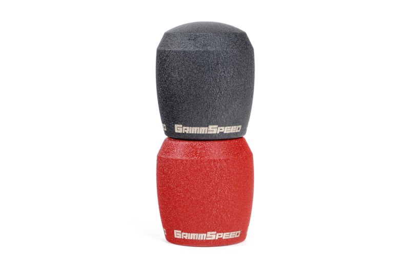 GrimmSpeed Stubby Shift Knob Stainless Steel Black - M12x1.25-thumbmail-9