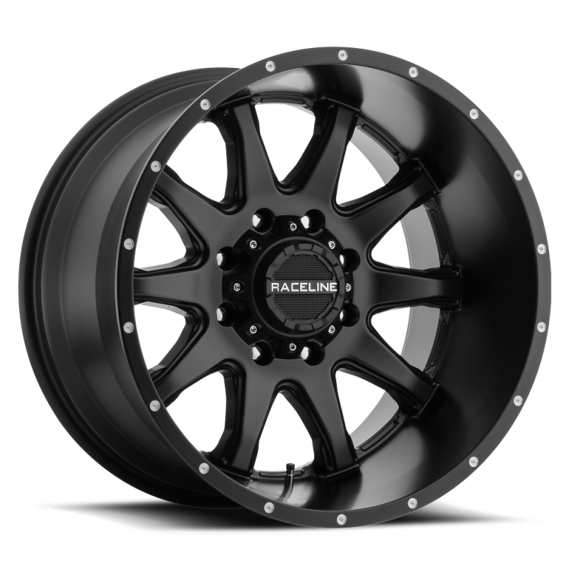 Raceline 930B Shift 18x8in / 6x120 BP / 35mm Offset / 67.1mm Bore - Satin Black Wheel-thumbmail-1